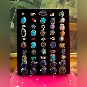 GEM STONE RINGS GALORE & MORE